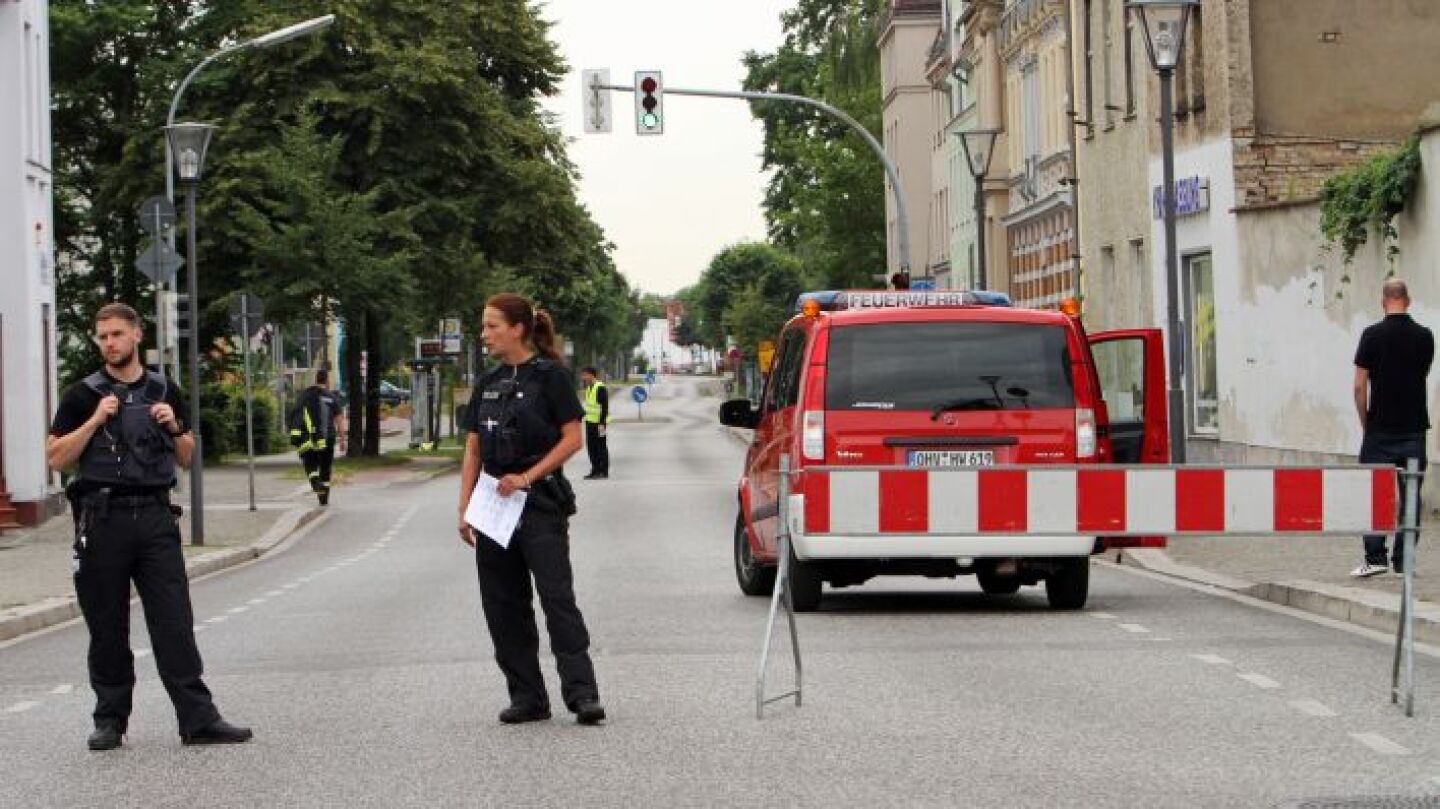 Operaci&oacute;n policial en la localidad de Oranienburg