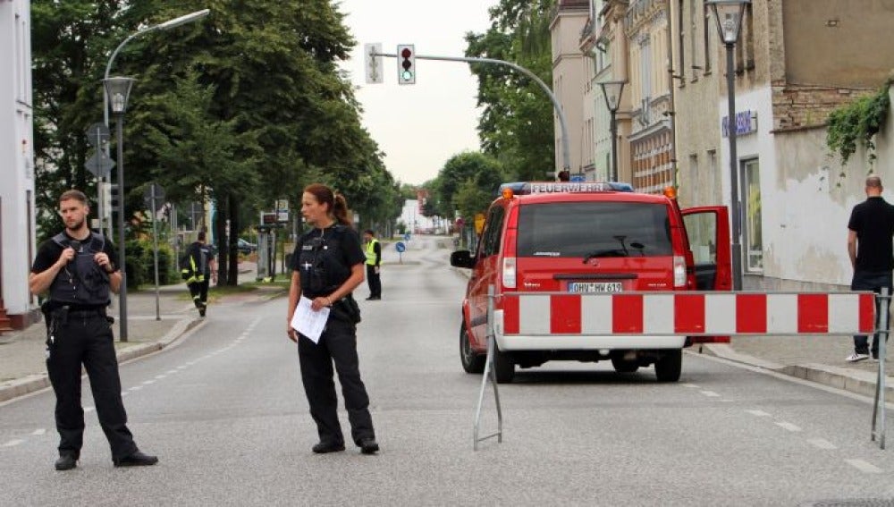 Operación policial en la localidad de Oranienburg
