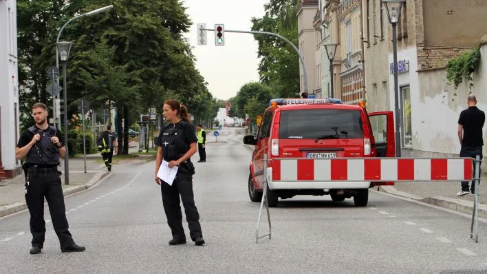 Operación policial en la localidad de Oranienburg