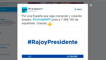 El tuit del PP de Madrid que ha revolucionado las redes sociales