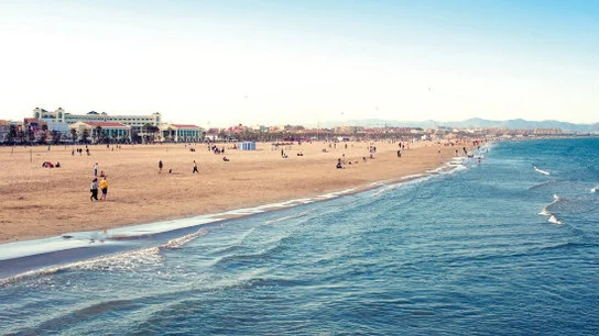 Playa de la Malvarrosa. Playa de la Malvarrosa.