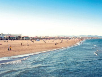 Playa de la Malvarrosa. Playa de la Malvarrosa.