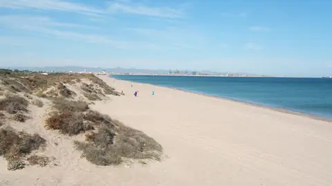 Imagen de archivo de la Playa de El Saler Playa de El Saler.