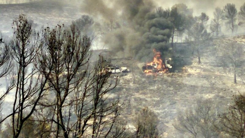 Incendio en Liétor (Albacete)