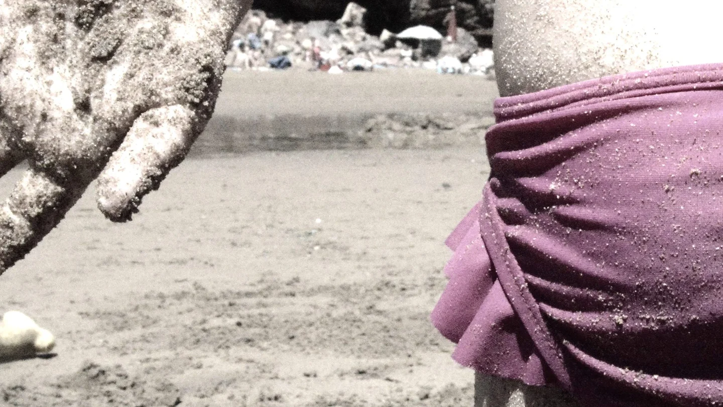 Imagen de una joven en bañador Imagen de una joven en bañador