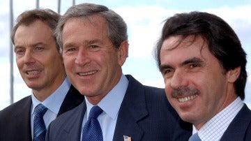 Blair, Bush y Aznar
