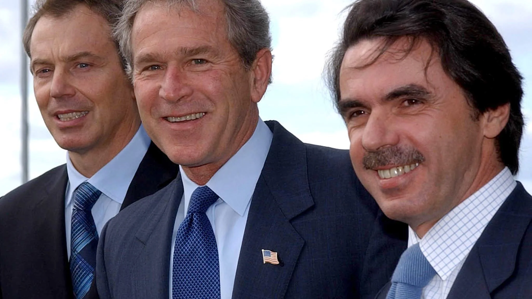 Blair, Bush y Aznar