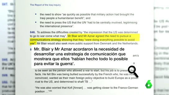 Frame 13.735481 de: Aznar guarda silencio mientras Rajoy rehúye hablar del informe 'Chilcot': "No he tenido tiempo de leerlo" Frame 13.735481 de: Aznar guarda silencio mientras Rajoy rehúye hablar del informe 'Chilcot': "No he tenido tiempo de leerlo"