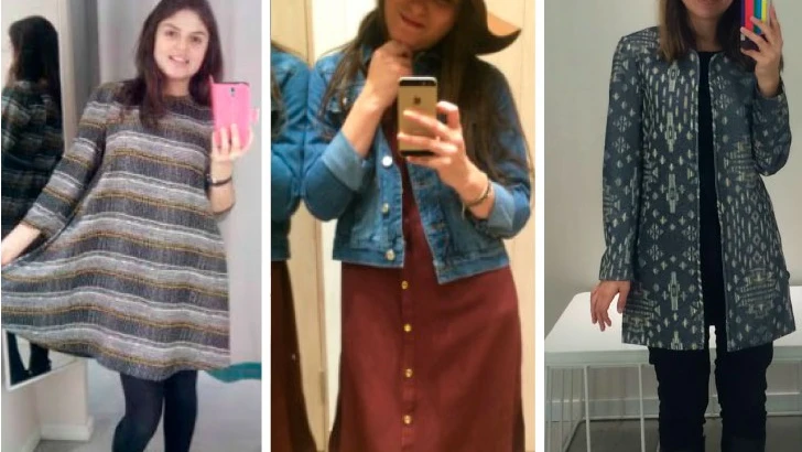 As&iacute; quedaban los vestidos de los maniqu&iacute;es en sus cuerpos