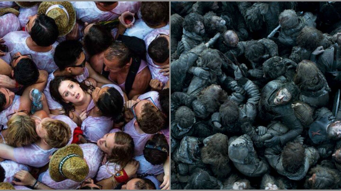 Comparaci&oacute;n entre los sanfermines y Juego de Tronos