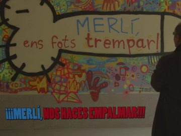 La pintada a Merlí La pintada a Merlí