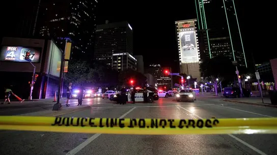 La policía de Dallas, tras el tiroteo La policía de Dallas, tras el tiroteo