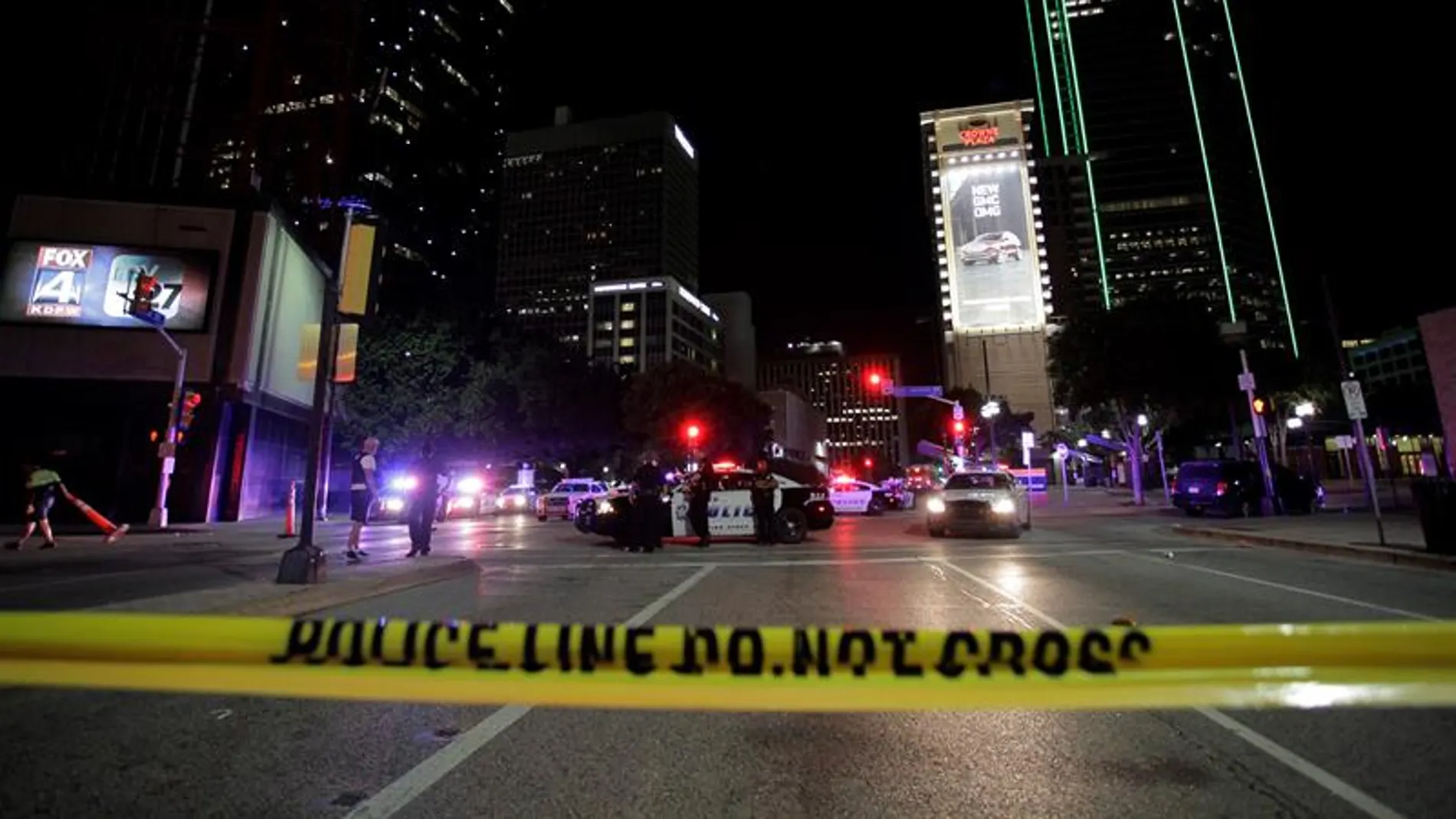La policía de Dallas, tras el tiroteo