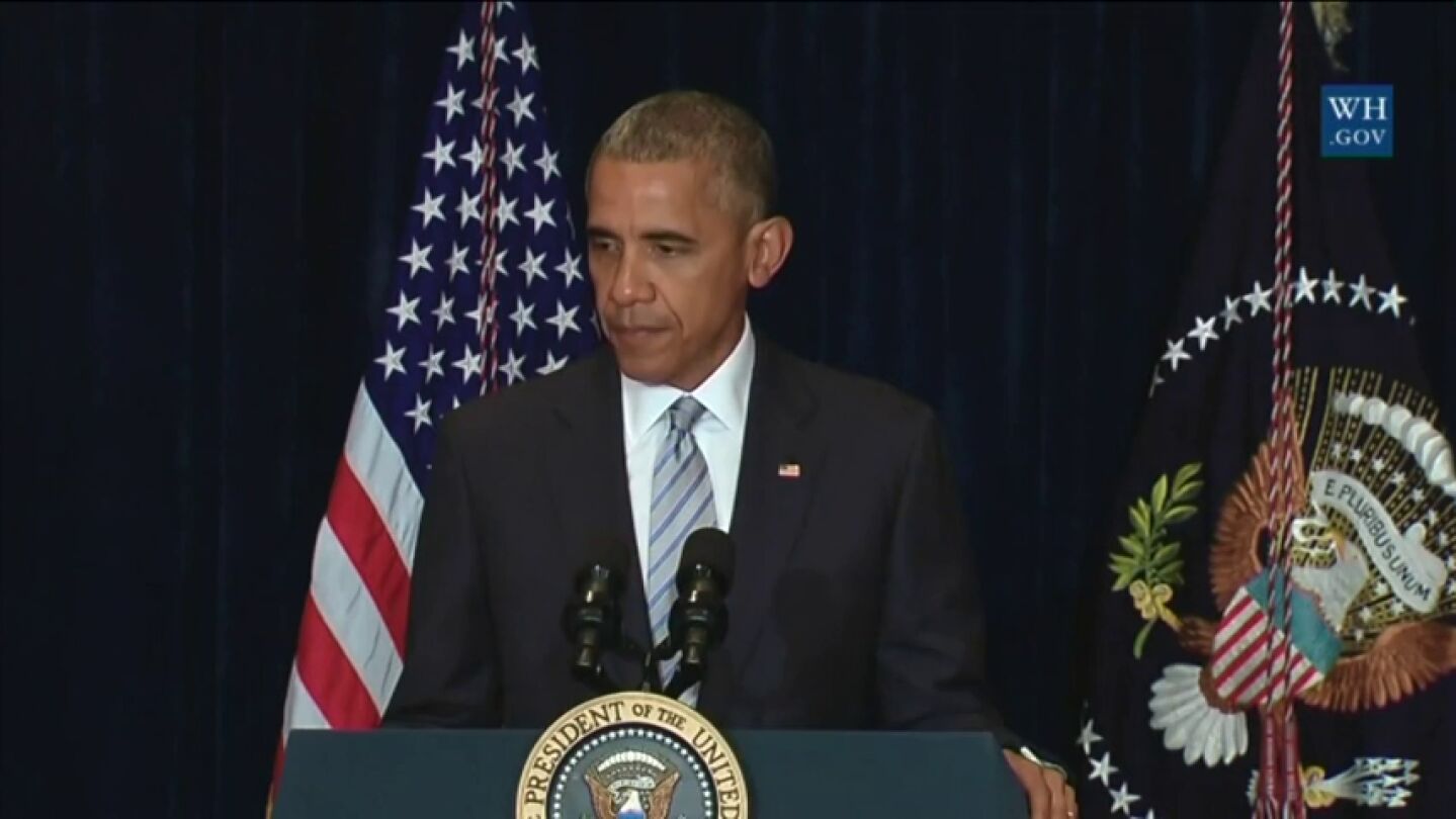 Frame 22.072792 de: Obama critic&oacute; la violencia policial contra afroamericanos horas antes del tiroteo en Dallas: "Hay desigualdades raciales en nuestro sistema"