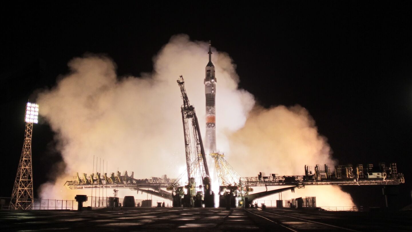 Fase del lanzamiento de un cohete Soyuz