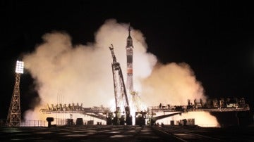 Fase del lanzamiento de un cohete Soyuz