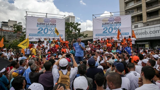 La oposición venezolana dialogará con "quien sea" si se respetan las condiciones La oposición venezolana dialogará con "quien sea" si se respetan las condiciones