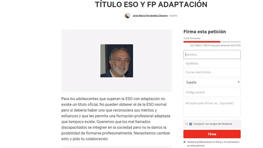Campaña para reivindicar que los alumnos con diversidad funcional puedan acceder a la FP Campaña para reivindicar que los alumnos con diversidad funcional puedan acceder a la FP
