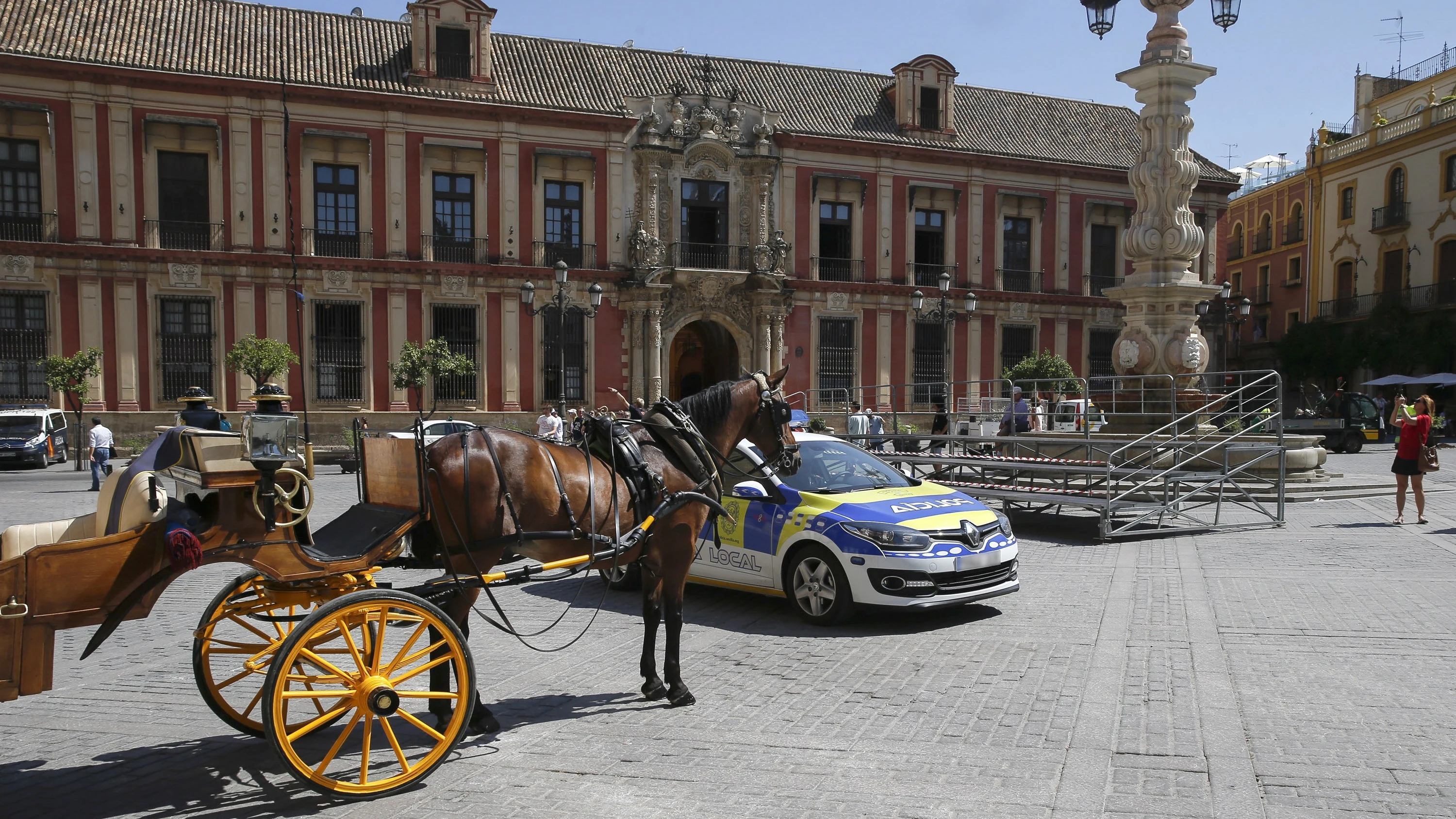 Coche de caballos en Sevilla