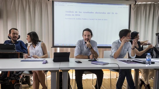 Pablo Iglesias, sobre le futuro de Unidos Podemos: "Vamos a ser una fuerza política crucial" Pablo Iglesias, sobre le futuro de Unidos Podemos: "Vamos a ser una fuerza política crucial"