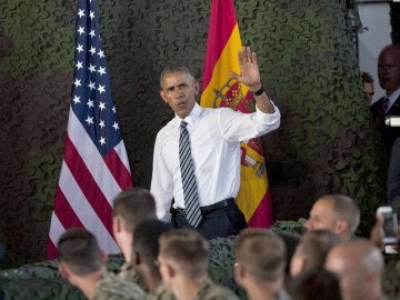 Obama, en la base de Rota Obama, en la base de Rota