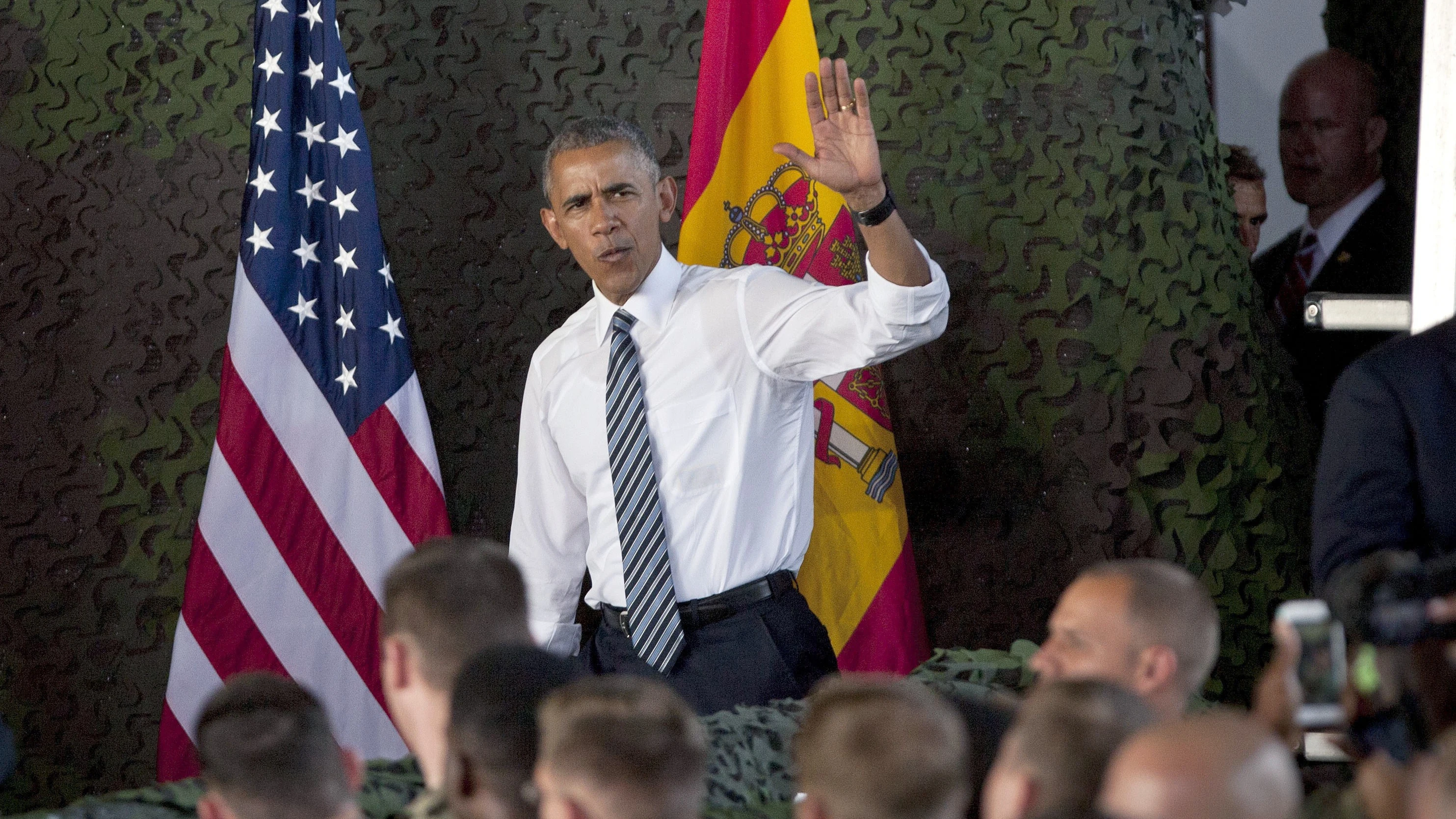 Obama, en la base de Rota