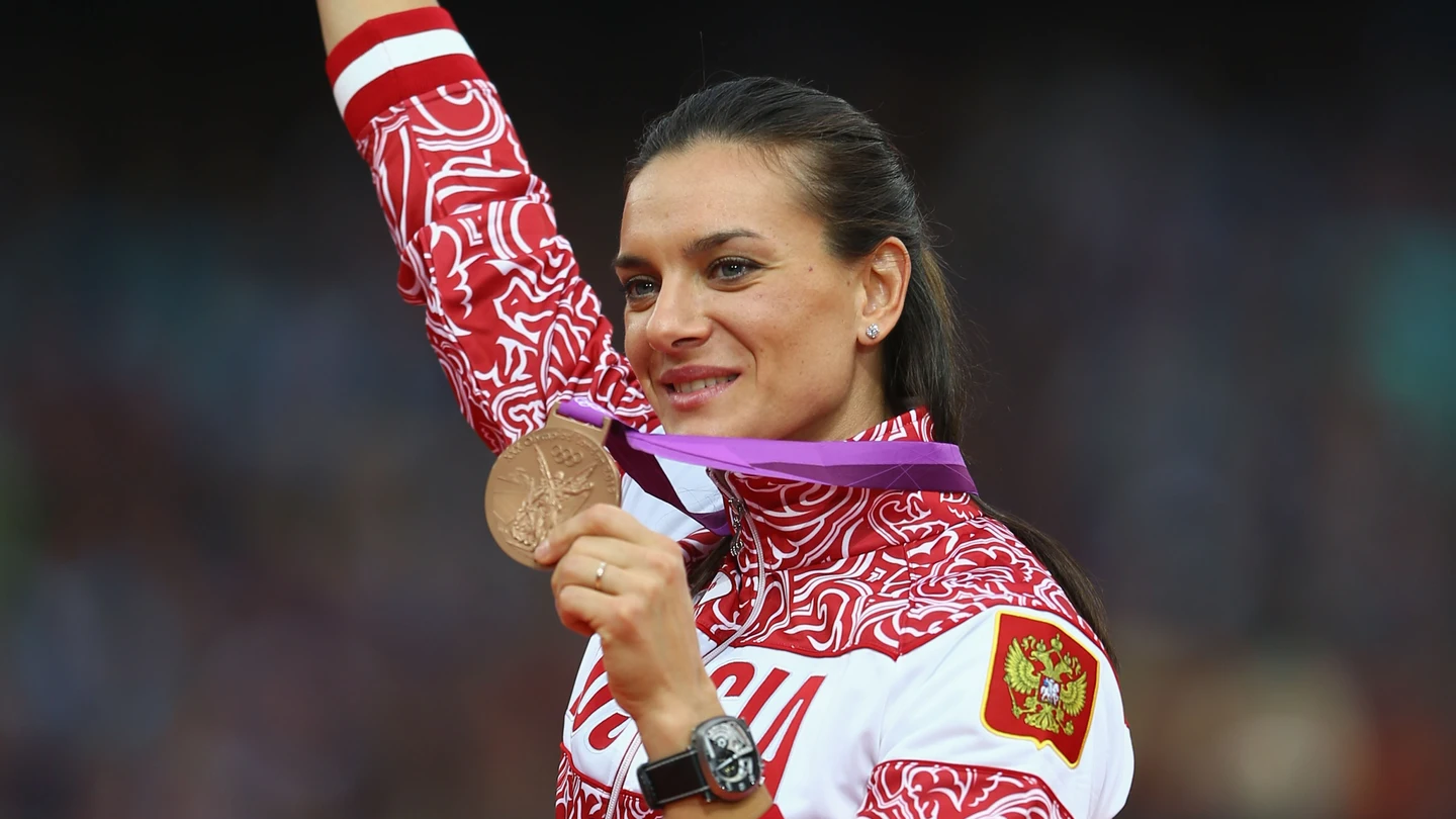 Yelena Isinbáyeva durante los JJOO de Londres 2012 Yelena Isinbáyeva durante los JJOO de Londres 2012