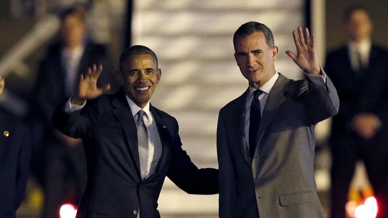 El rey Felipe VI y Barack Obama resaltan la "estrecha relación" entre España y Estados Unidos El rey Felipe VI y Barack Obama resaltan la "estrecha relación" entre España y Estados Unidos