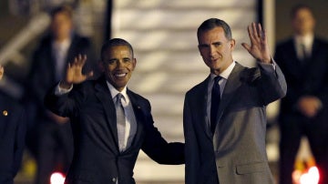 El rey Felipe VI y Barack Obama resaltan la "estrecha relación" entre España y Estados Unidos
