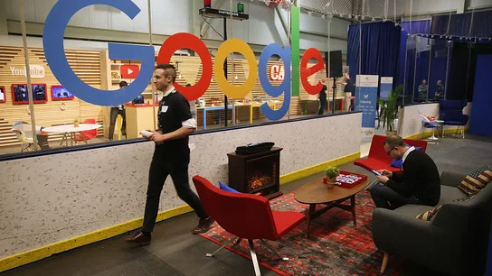 Imagen del interior de una de las oficinas de Google Imagen del interior de una de las oficinas de Google