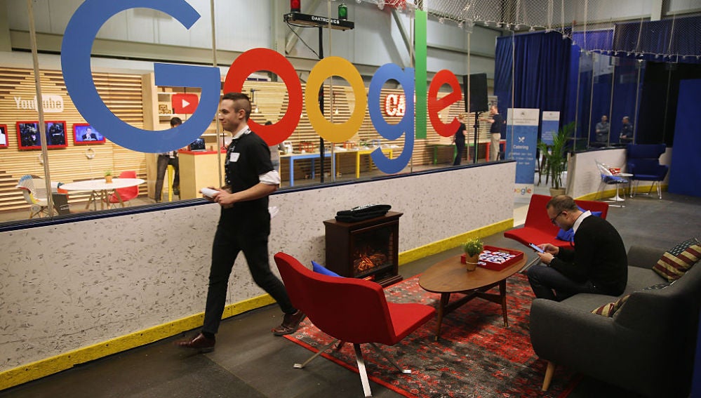 Imagen del interior de una de las oficinas de Google