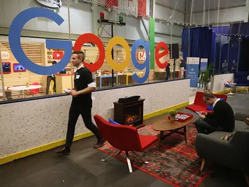 Imagen del interior de una de las oficinas de Google Imagen del interior de una de las oficinas de Google