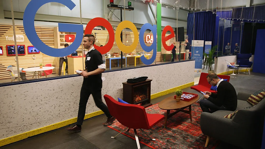 Imagen del interior de una de las oficinas de Google