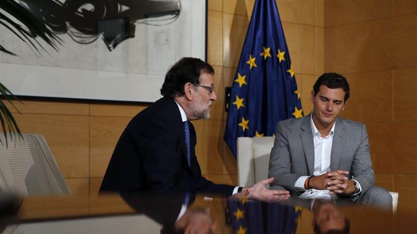 Mariano Rajoy y Albert Rivera