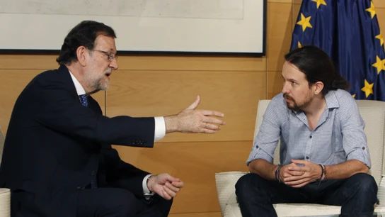 Rajoy se reúne con Iglesias Rajoy se reúne con Iglesias