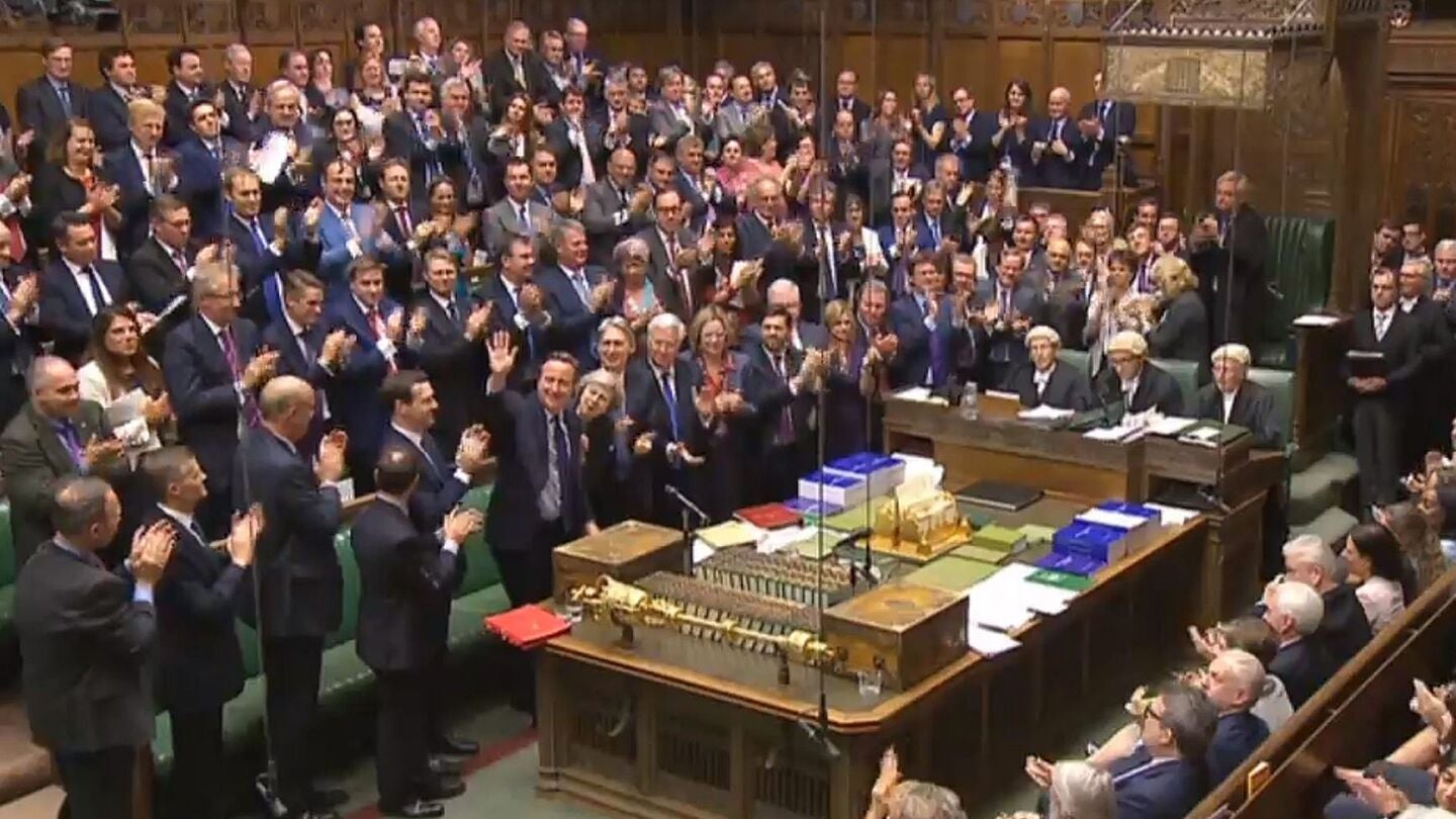 David Cameron, en su &uacute;ltima Sesi&oacute;n de Control en el Parlamento Brit&aacute;nico