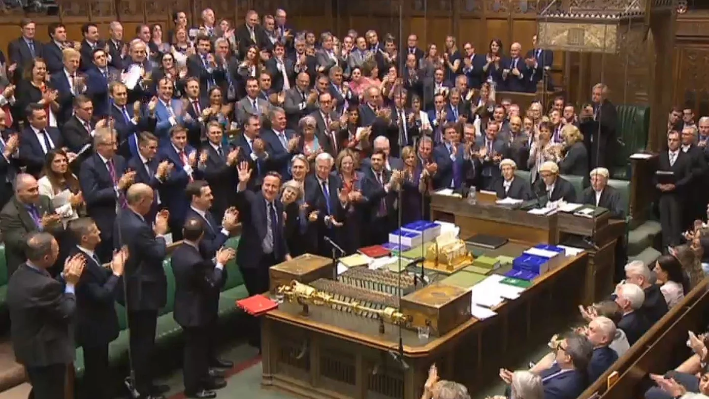 David Cameron, en su última Sesión de Control en el Parlamento Británico David Cameron, en su última Sesión de Control en el Parlamento Británico