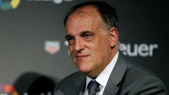Javier Tebas, durante un acto Javier Tebas, durante un acto