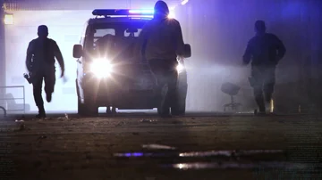 Policías en acción, en el corazón de la calle Policías en acción, en el corazón de la calle