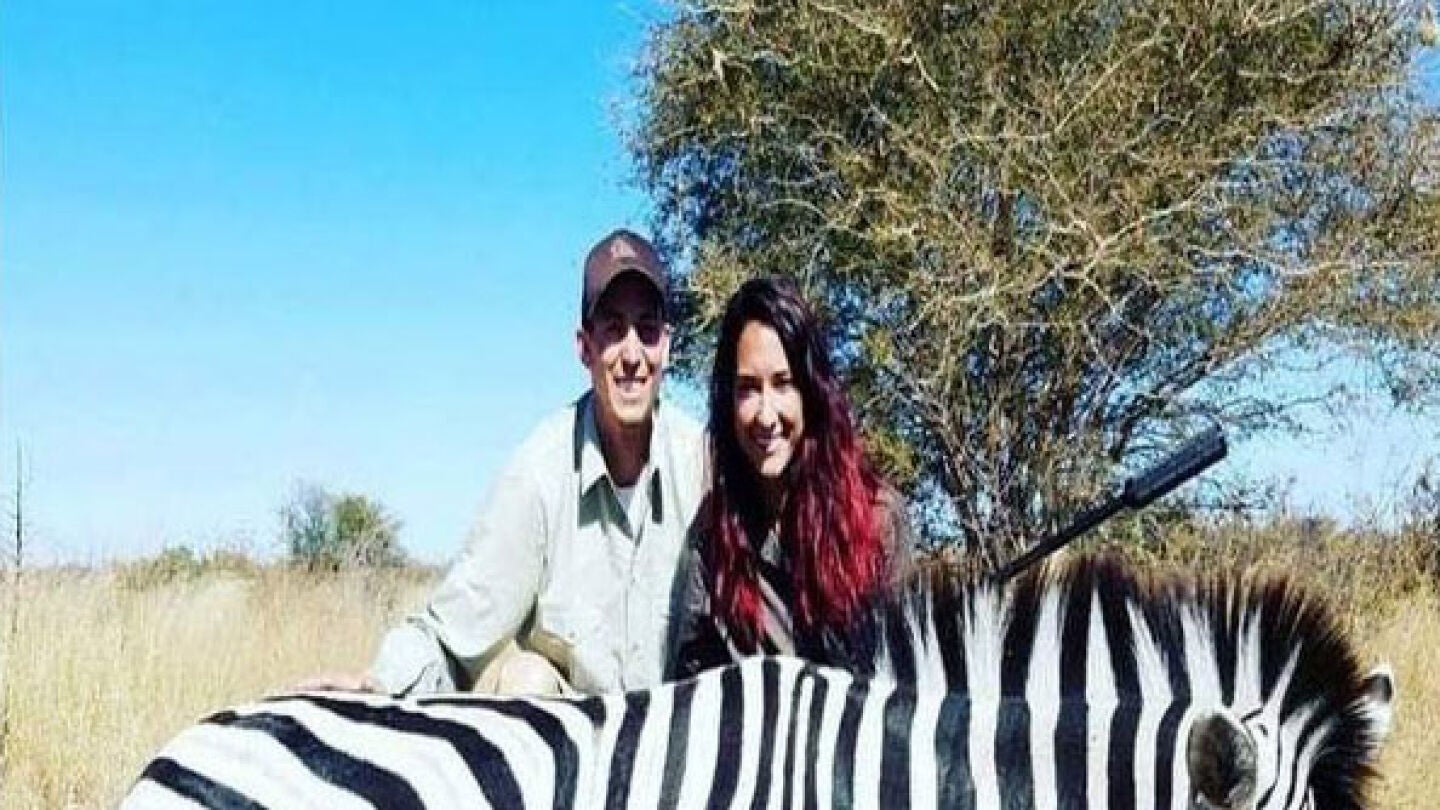 Jayce Carroll cazando en Botswana