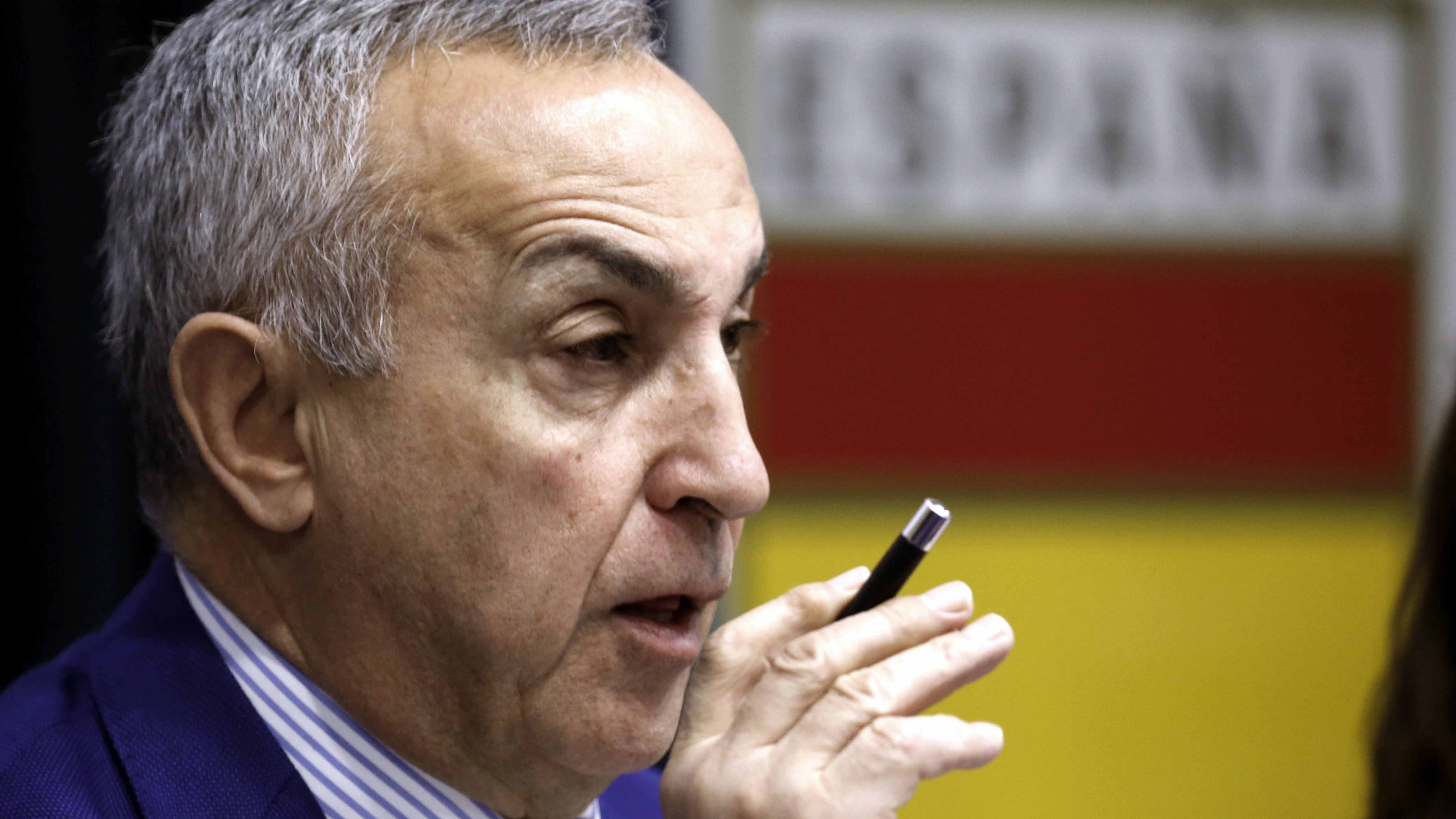 Alejandro Blanco, durante la rueda de prensa