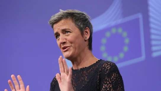 La comisaria europea de Competencia, Margrethe Vestager La comisaria europea de Competencia, Margrethe Vestager