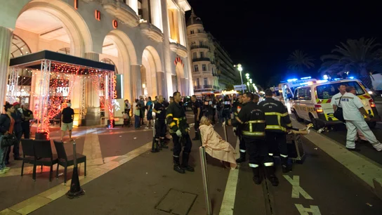 Una de las imágenes que ha dejado el atentado terrorista en Niza Una de las imágenes que ha dejado el atentado terrorista en Niza