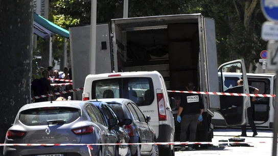 Camión del atentado en Niza Camión del atentado en Niza