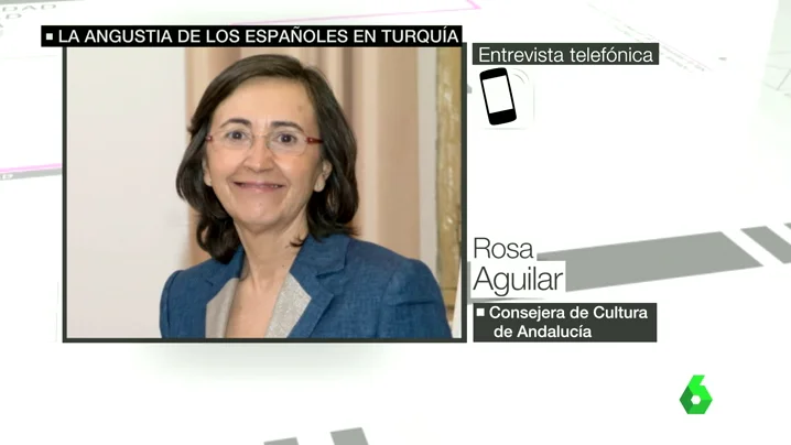 Frame 41.181033 de: La consejera andaluza de cultura, testigo del intento de golpe de Estado turco: "Se oían explosiones y tiroteos"