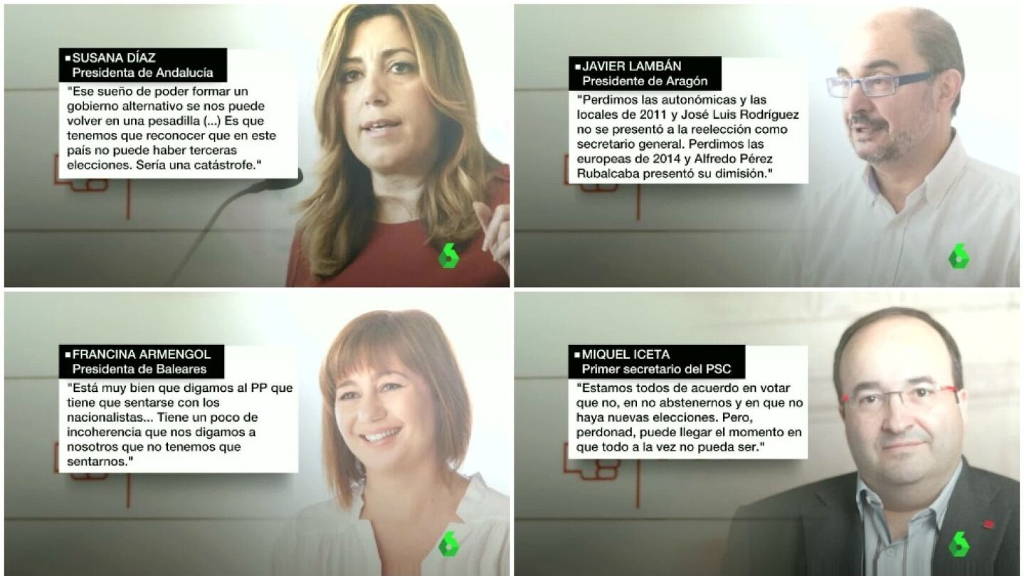 Los reproches de los barones de PSOE en el &uacute;ltimo Comit&eacute; Federal salen a la luz