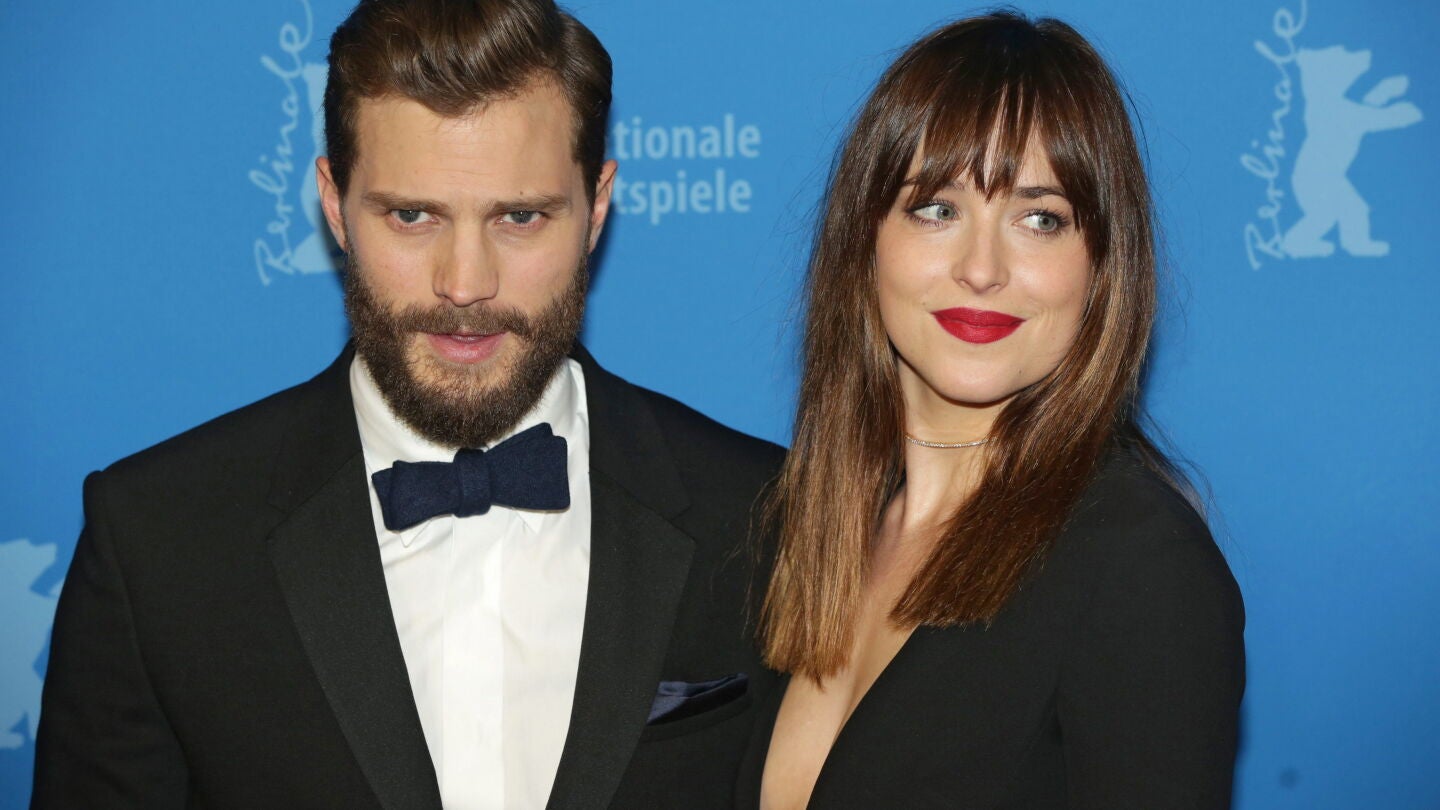 Los actores Dakota Johnson y Jamie Dornan