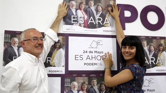 Antonio Montiel junto a Sandra Mínguez Antonio Montiel junto a Sandra Mínguez