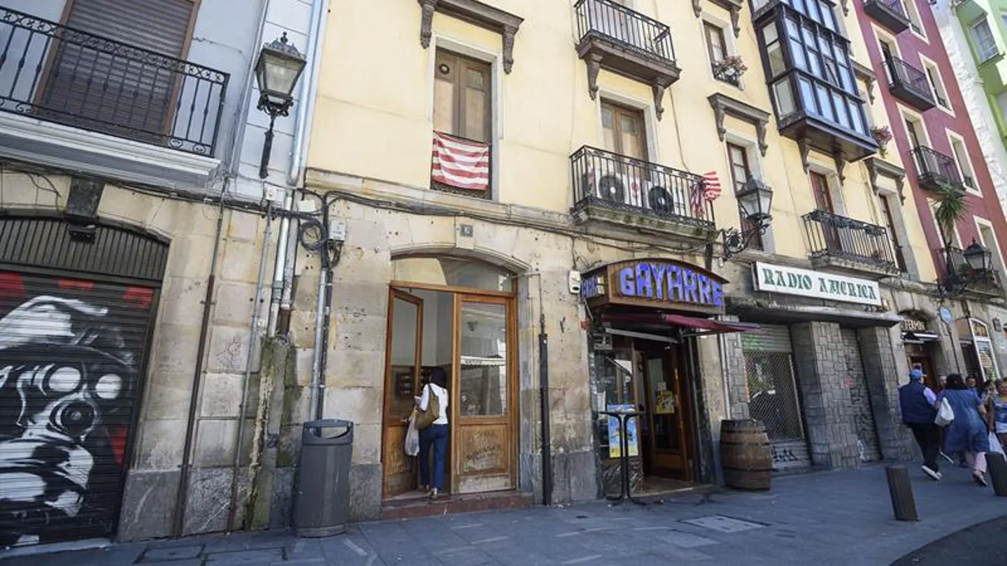 Un domicilio del centro de Bilbao Un domicilio del centro de Bilbao