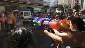 Un momento de la celebración del 35 aniversario de la Batalla Naval de Vallecas.